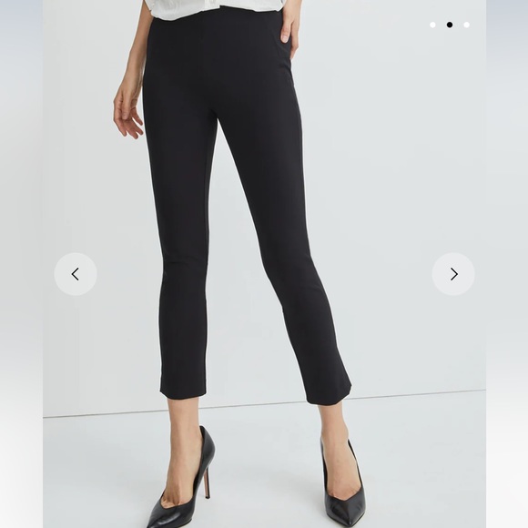 NWT Veronica Beard black scuba pant 8 - Picture 4 of 6